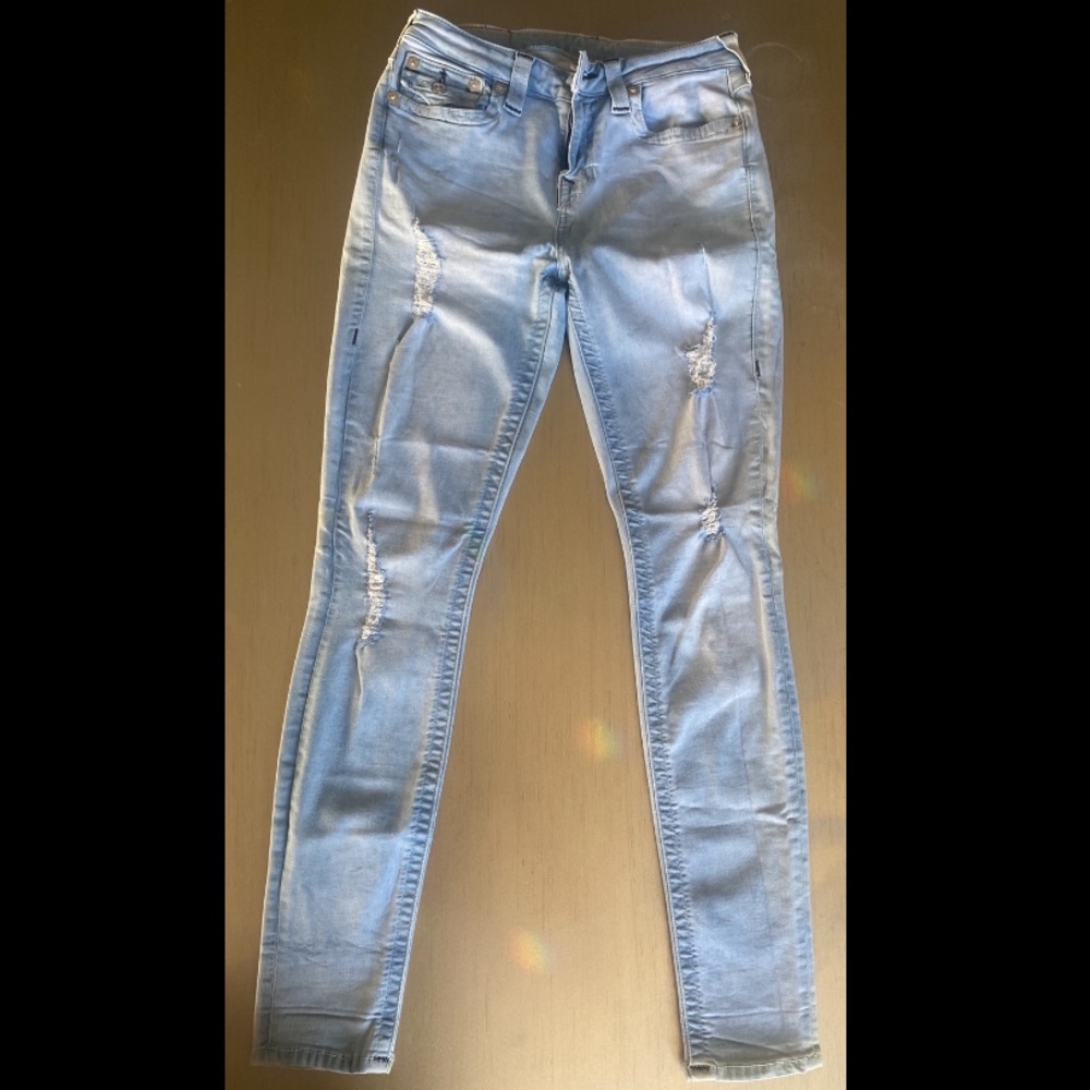 True Religion jeans faded gently worn